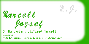 marcell jozsef business card